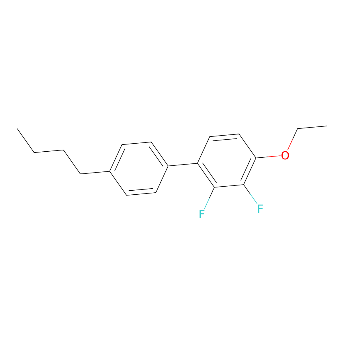 4a(2)-Butyl-4-ethoxy-2,3-difluoro-1,1a(2)-biphenyl molecular structure, CAS 1229661-51-1