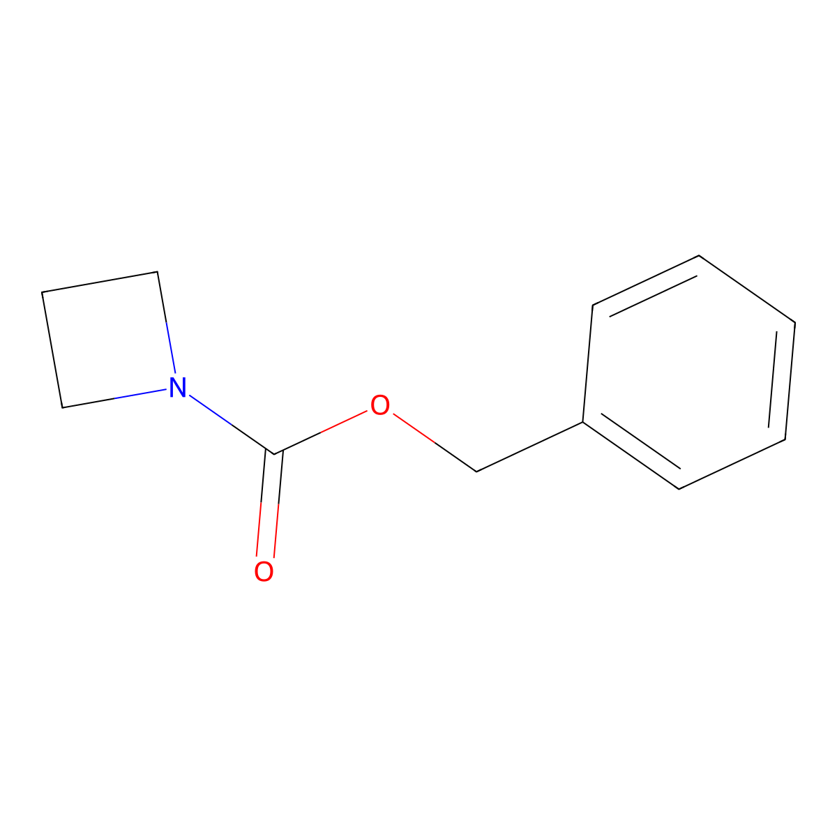 Benzyl azetidine-1-carboxylate molecular structure, CAS 1229705-38-7