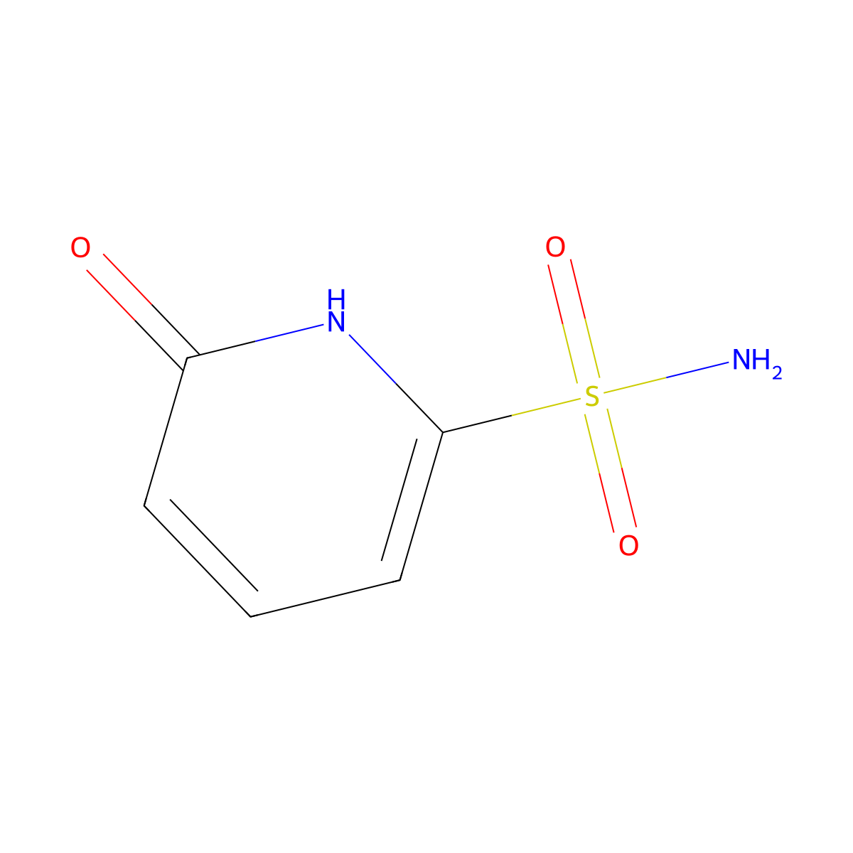 6-Hydroxypyridine-2-sulfonamide molecular structure, CAS 1229741-79-0