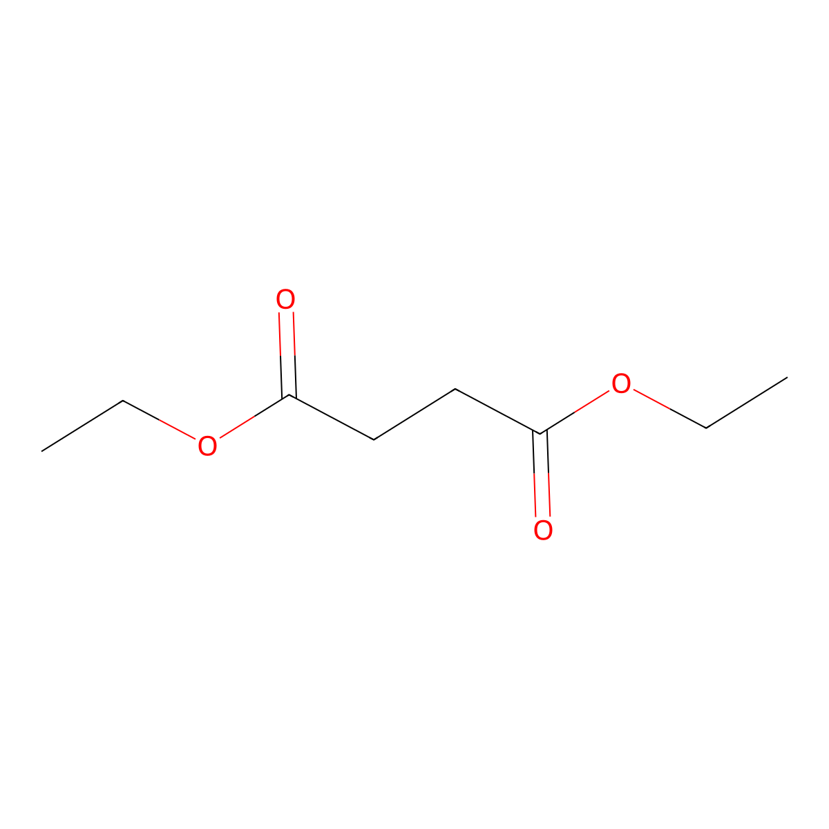 Diethyl Succinate molecular structure, CAS 123-25-1