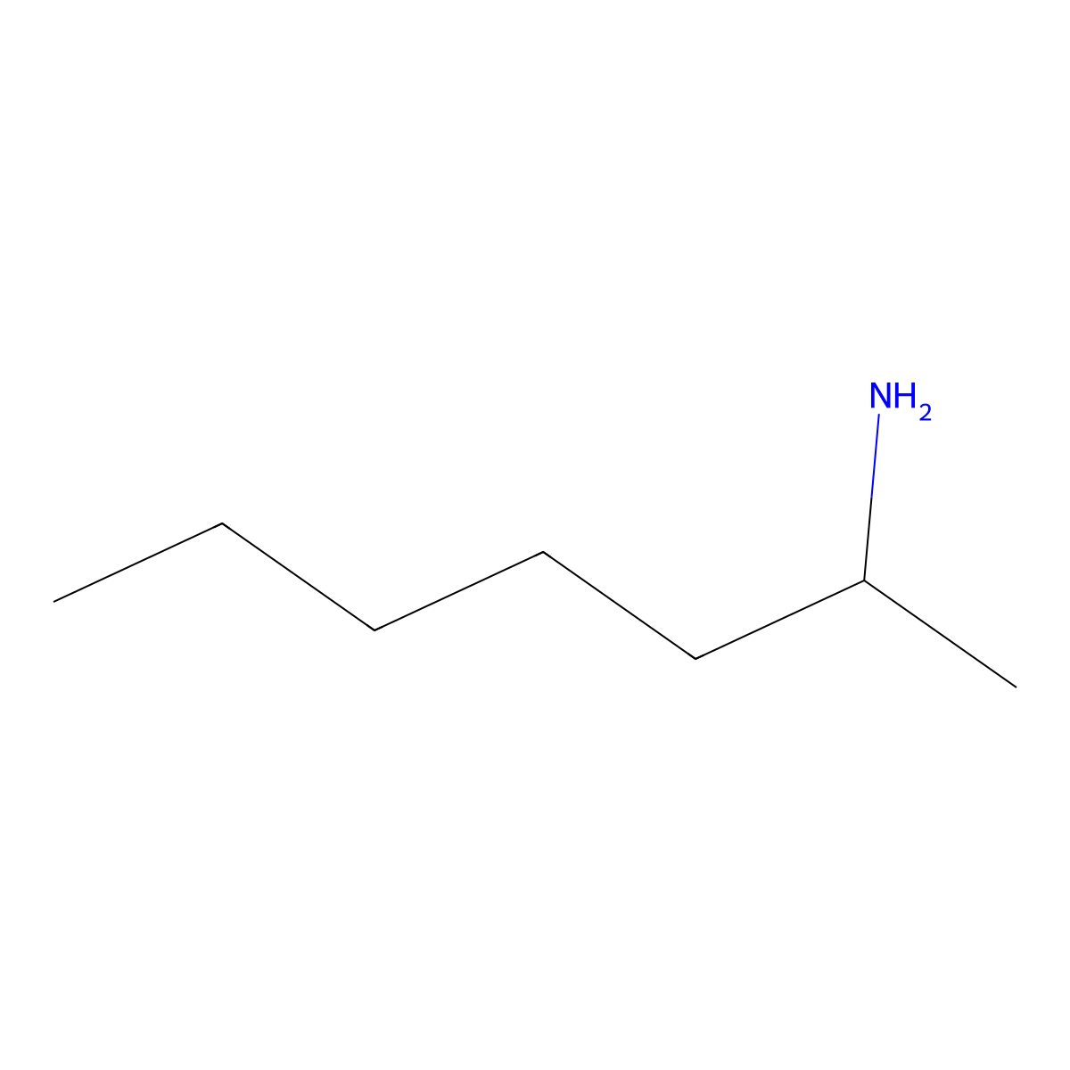 2-Aminoheptane molecular structure, CAS 123-82-0