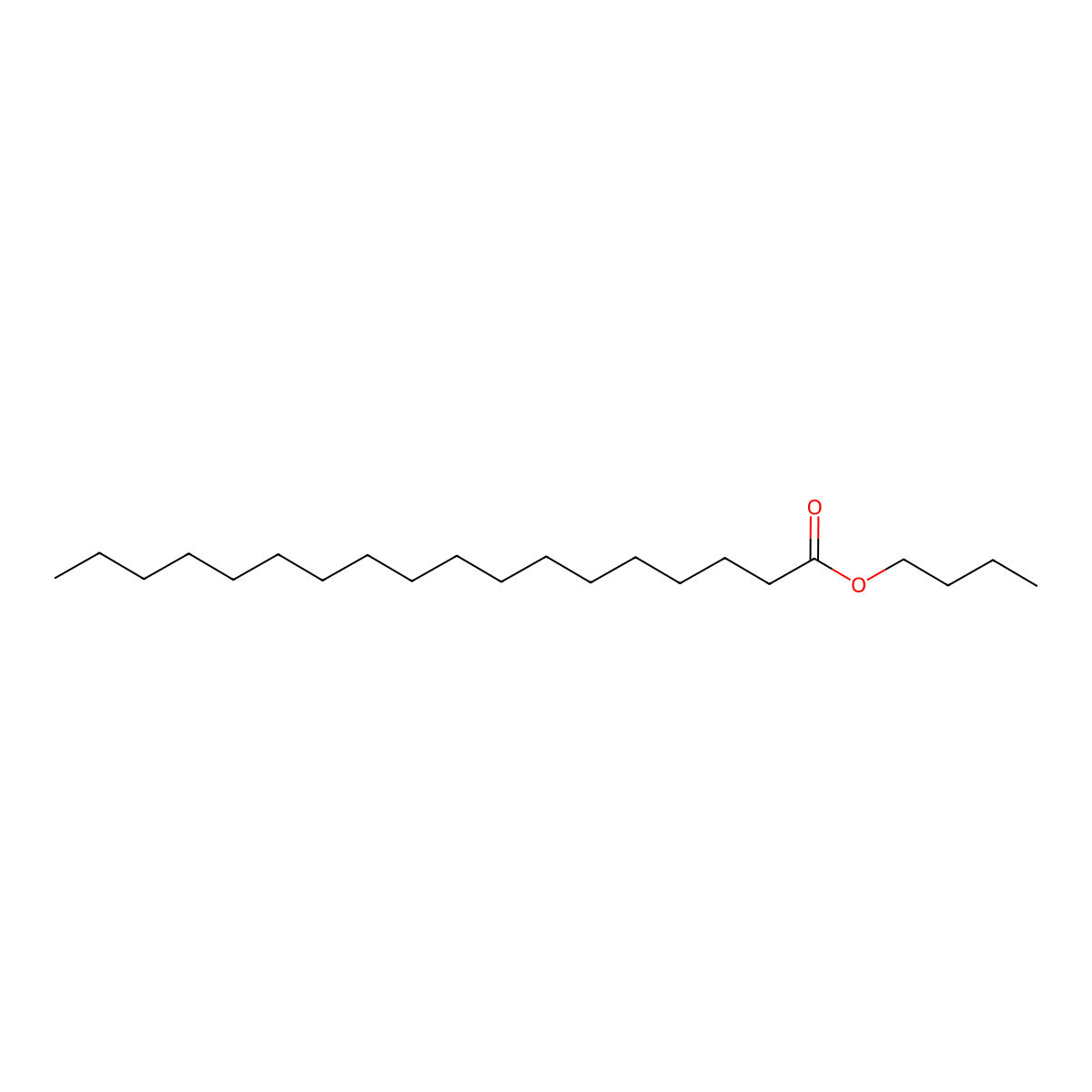 Butyl Stearate molecular structure, CAS 123-95-5