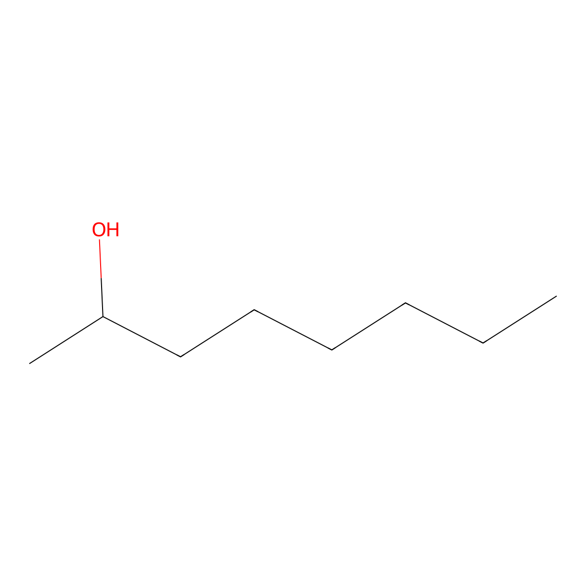 2-Octanol molecular structure, CAS 123-96-6