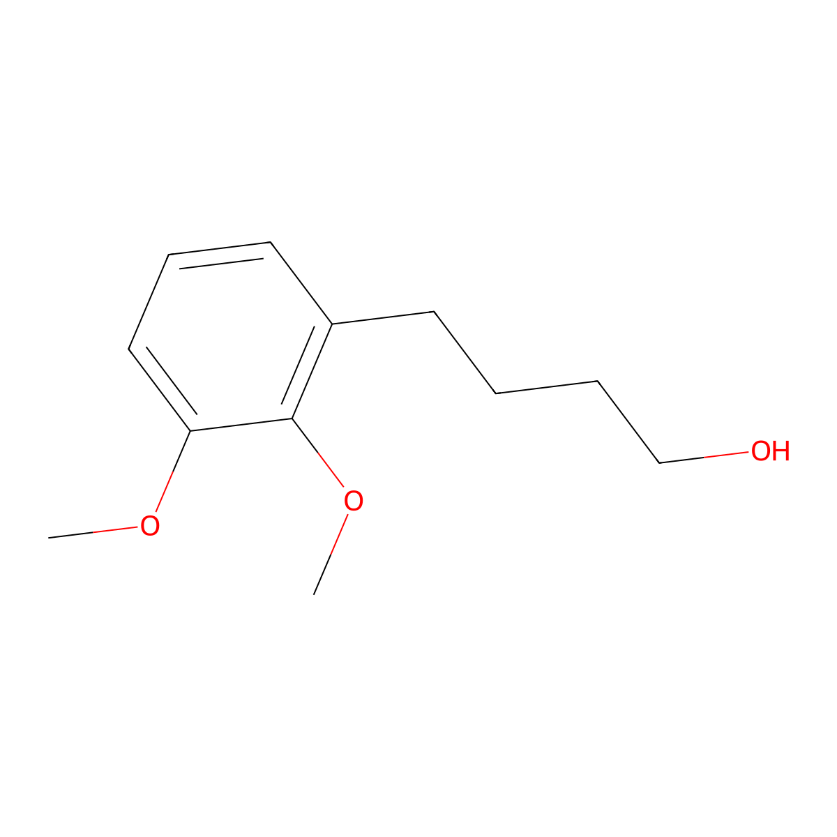4-(2,3-Dimethoxyphenyl)butan-1-ol molecular structure, CAS 123014-49-3