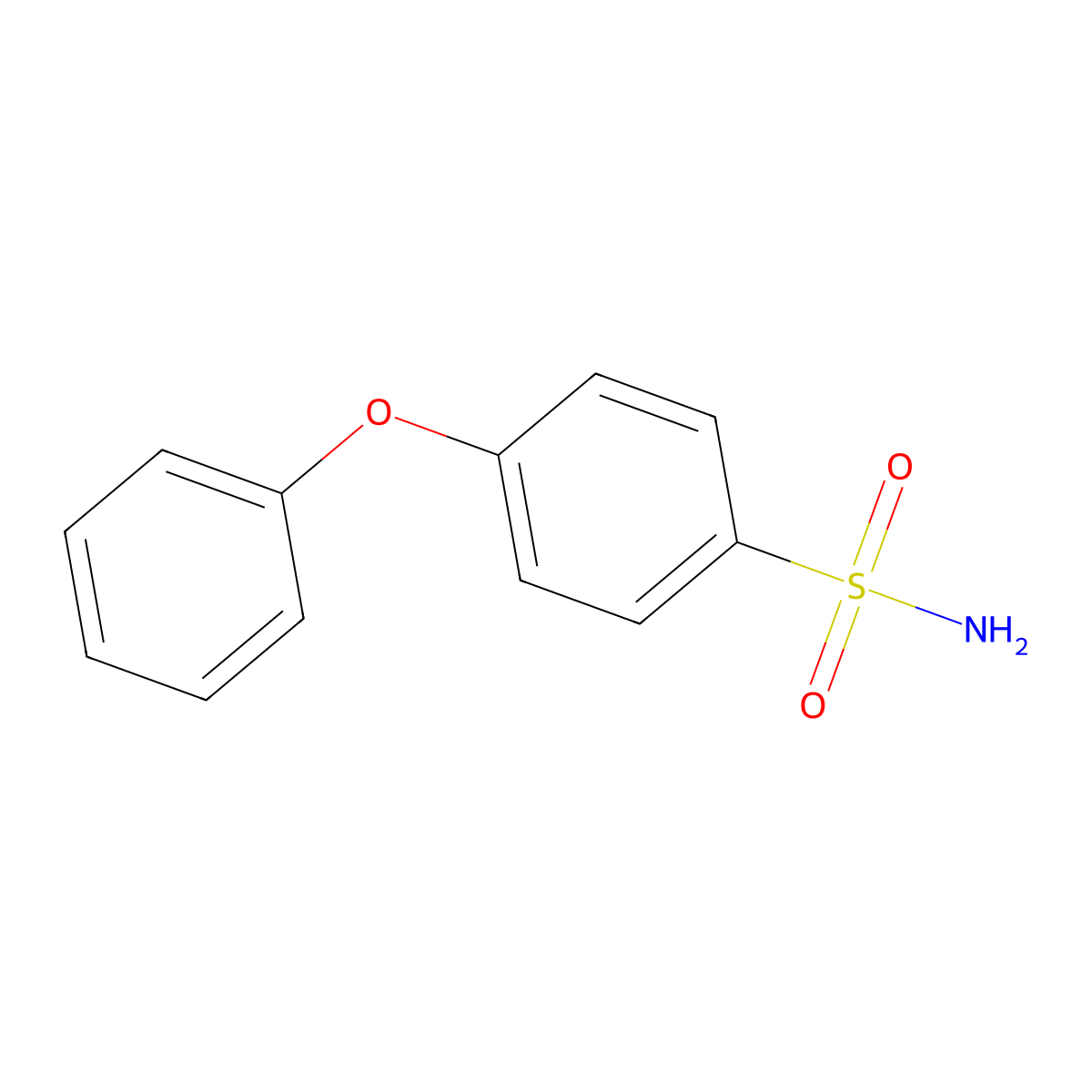4-Phenoxybenzenesulfonamide molecular structure, CAS 123045-62-5