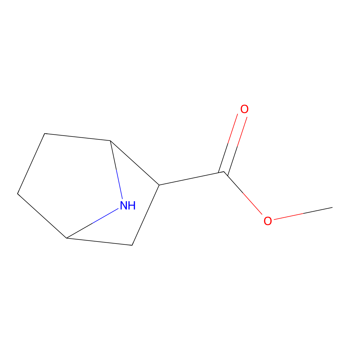 Methyl 7-azabicyclo[2.2.1]heptane-2-carboxylate molecular structure, CAS 1230486-65-3