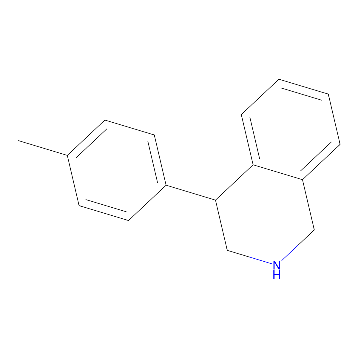 4-(4-Methylphenyl)-1,2,3,4-tetrahydroisoquinoline molecular structure, CAS 1231254-46-8