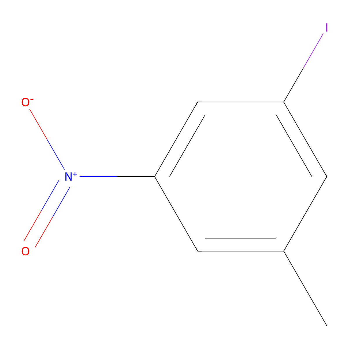 1-Iodo-3-methyl-5-nitrobenzene molecular structure, CAS 123158-78-1