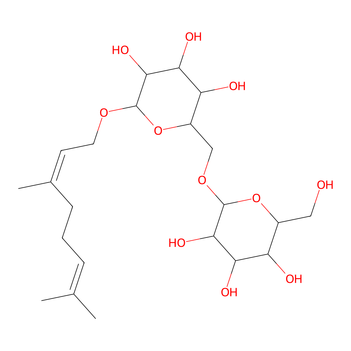 Jasminoside N molecular structure, CAS 1231710-13-6