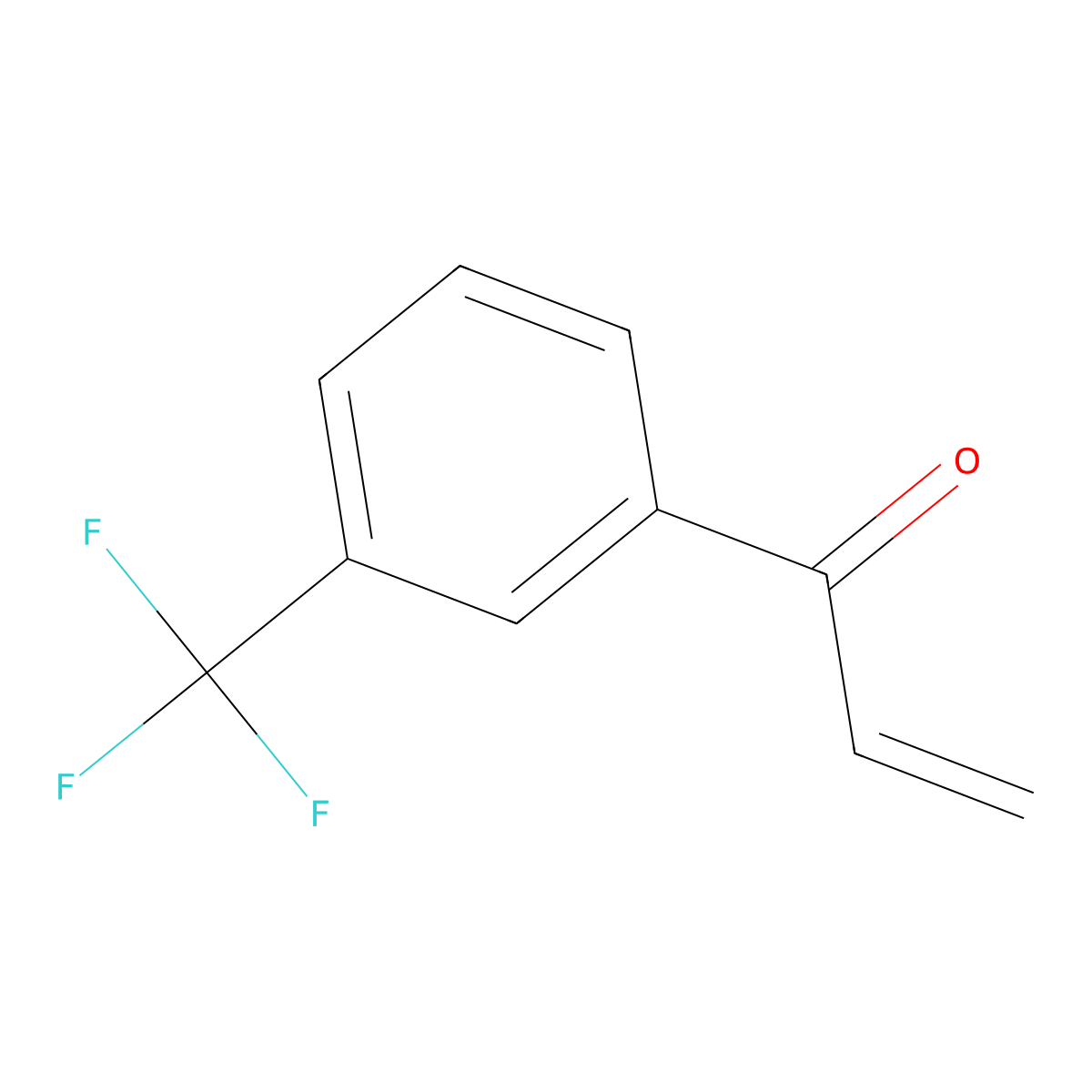 1-[3-(Trifluoromethyl)phenyl]prop-2-en-1-one molecular structure, CAS 123184-14-5