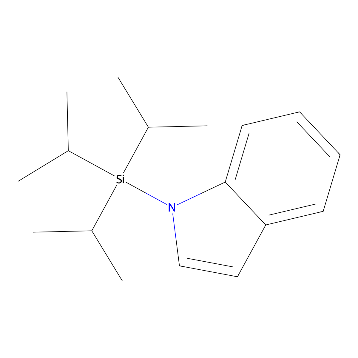 1-(Triisopropylsilyl)indole molecular structure, CAS 123191-00-4