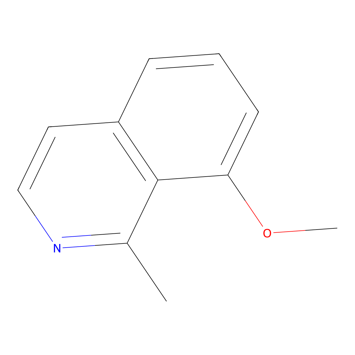 8-Methoxy-1-methylisoquinoline molecular structure, CAS 1231948-70-1