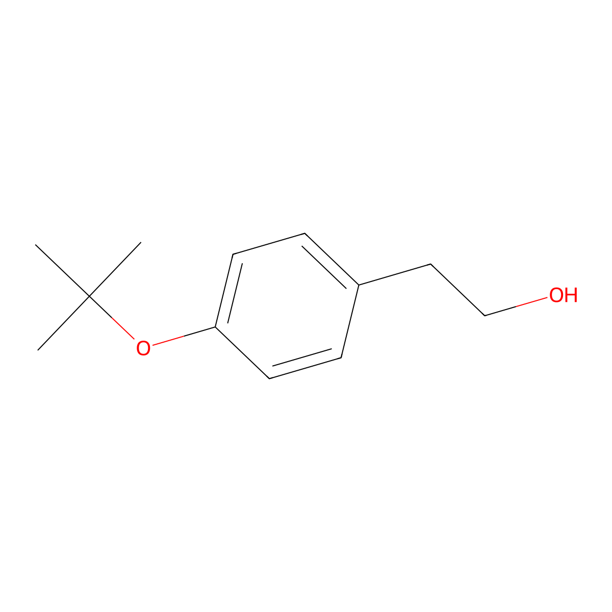 2-(4-(tert-Butoxy)phenyl)ethanol molecular structure, CAS 123195-72-2