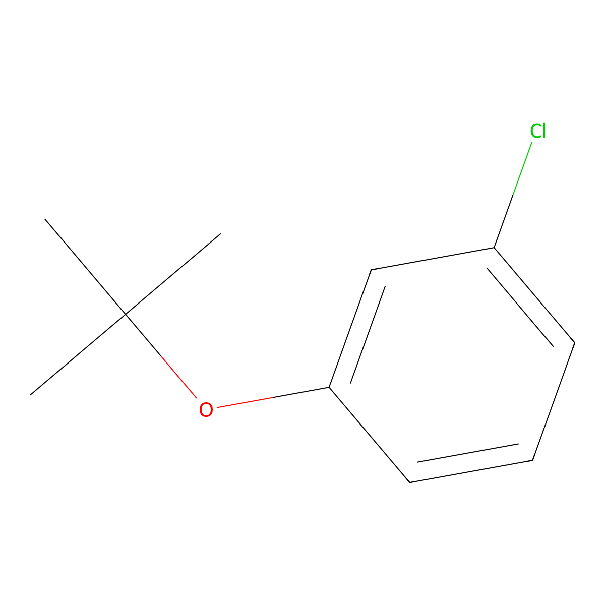 1-Chloro-3-(1,1-dimethylethoxy)benzene molecular structure, CAS 123195-73-3