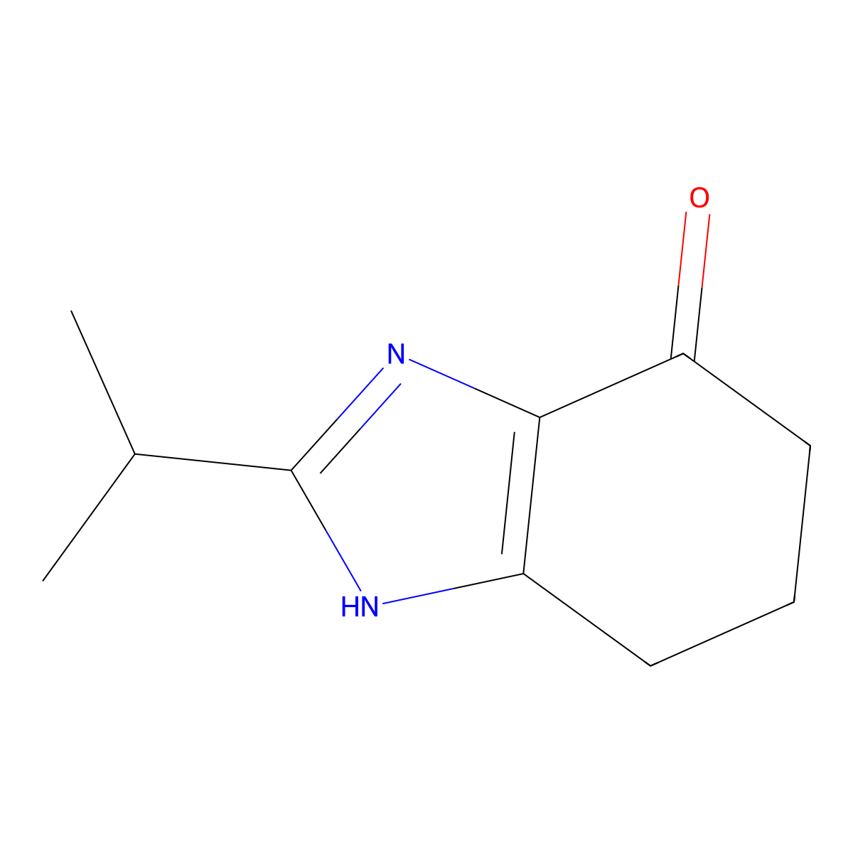 2-Isopropyl-5,6-dihydro-1H-benzo[d]imidazol-7(4H)-one molecular structure, CAS 1231950-82-5