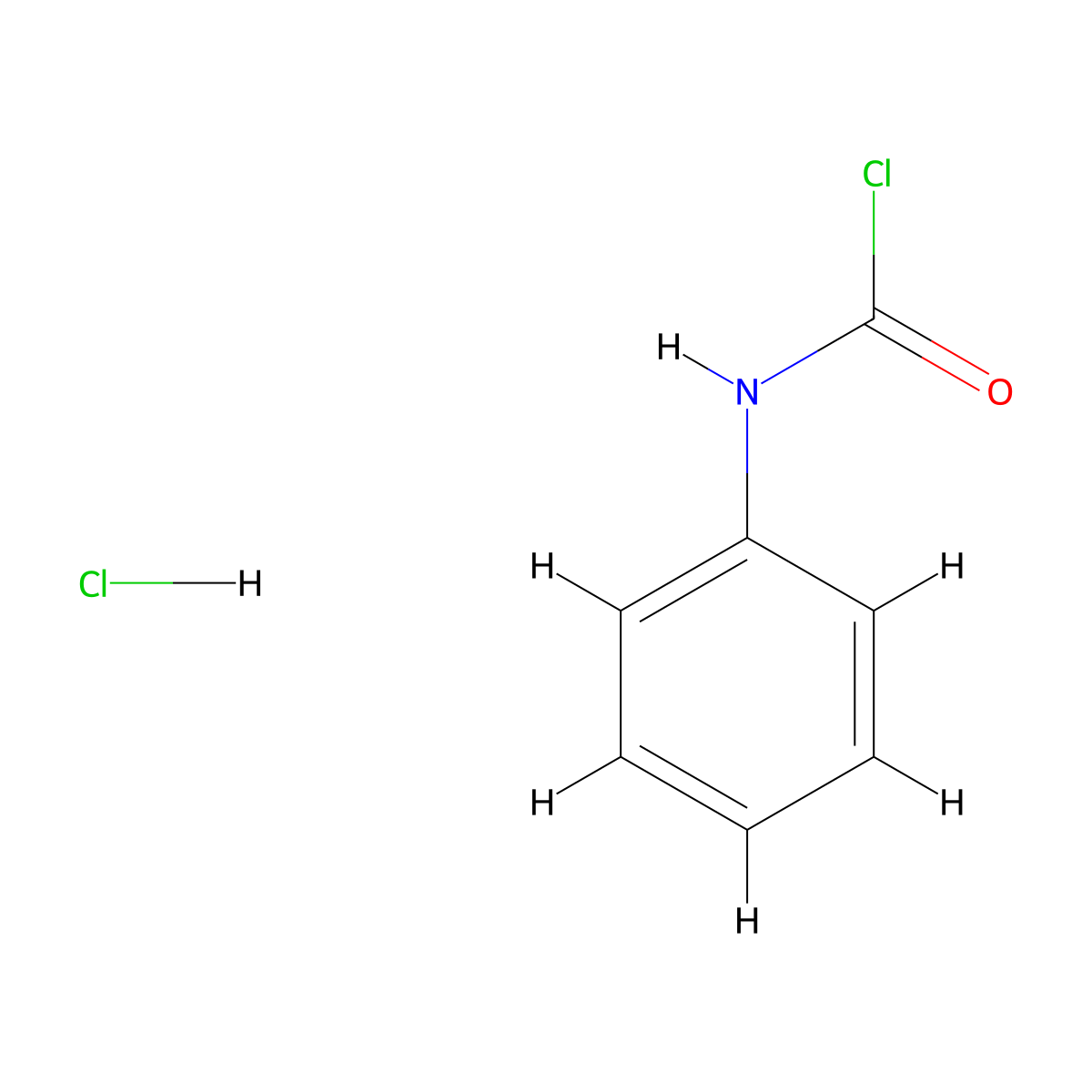 N-phenylcarbamoyl chloride hydrochloride molecular structure, CAS 1231968-36-7