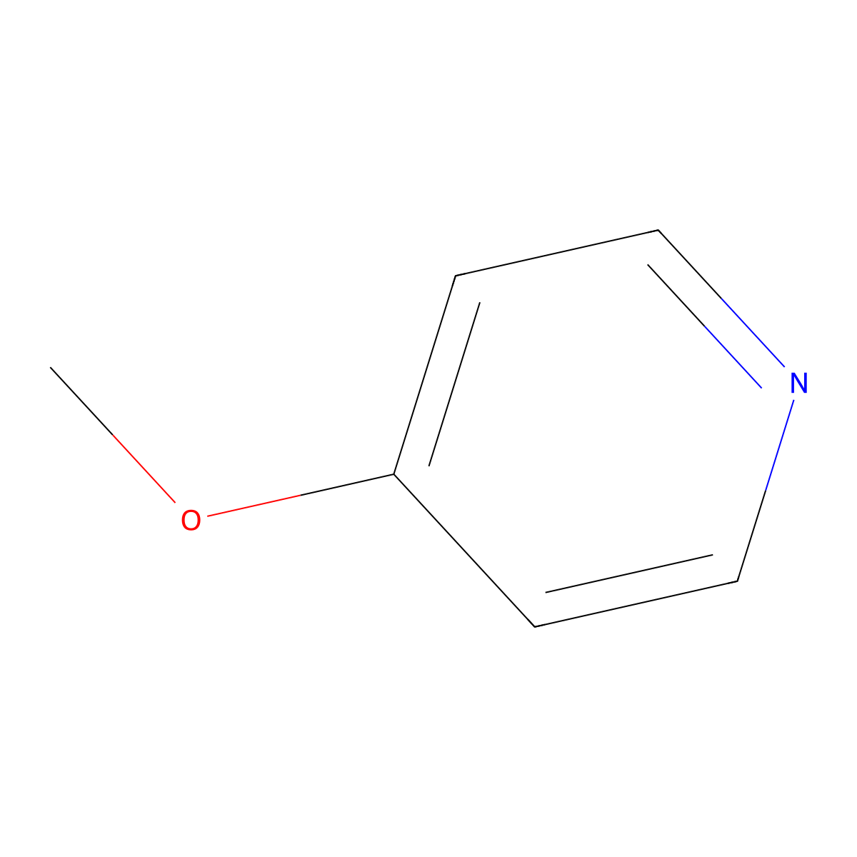 4-Methoxypyridine molecular structure, CAS 1232006-56-2