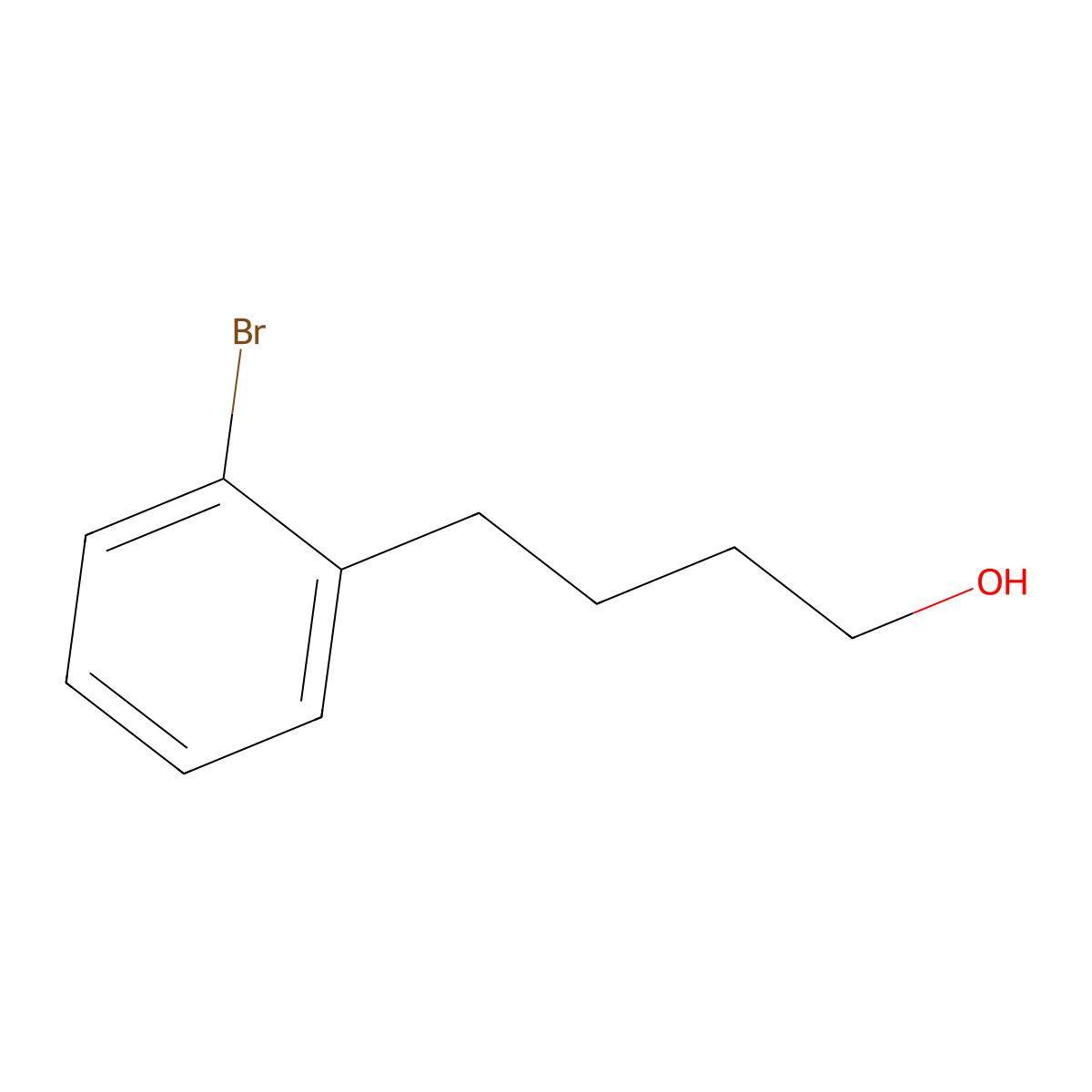 4-(2-Bromophenyl)butan-1-ol molecular structure, CAS 123206-83-7