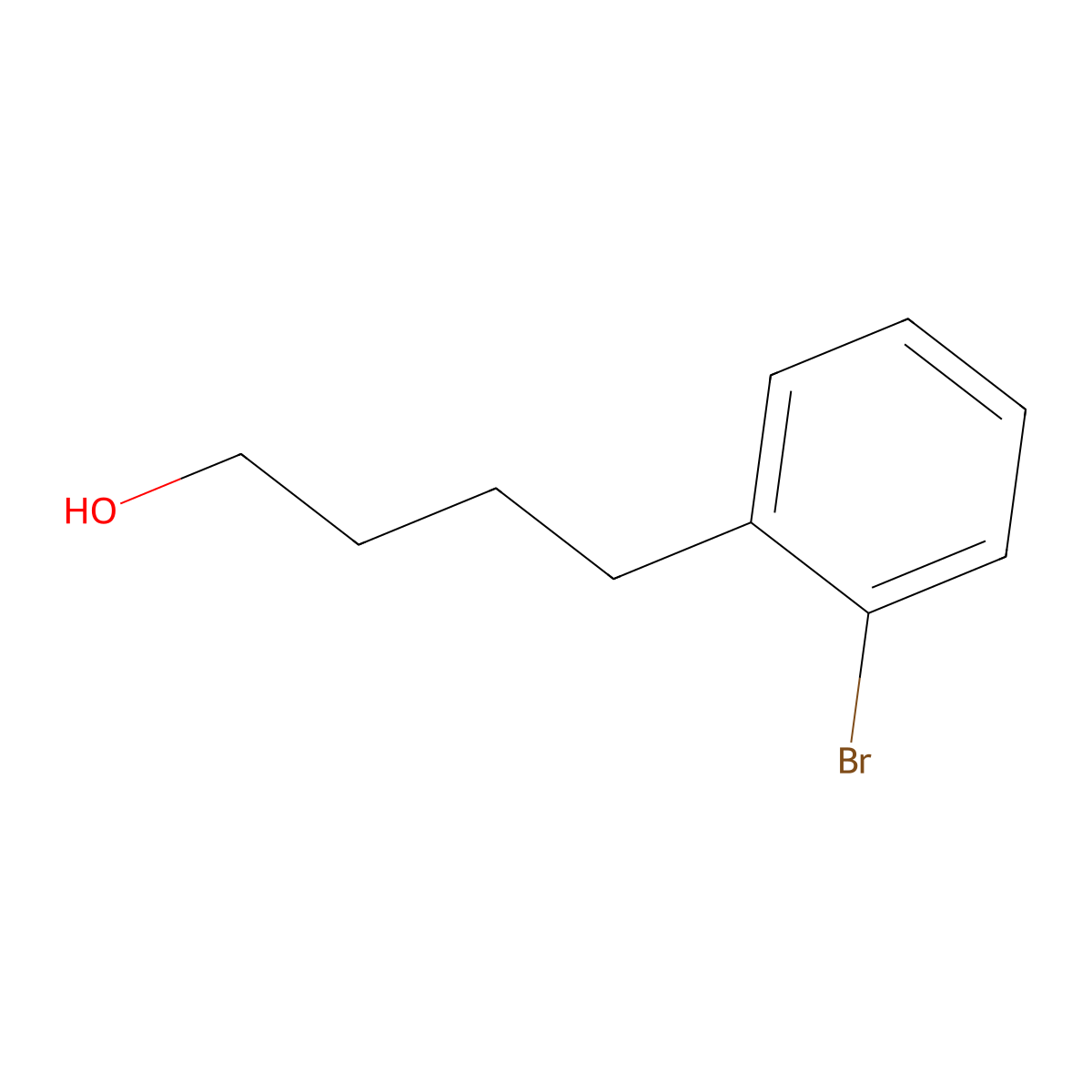 4-(2-Bromophenyl)butan-1-ol molecular structure, CAS 123206-83-7