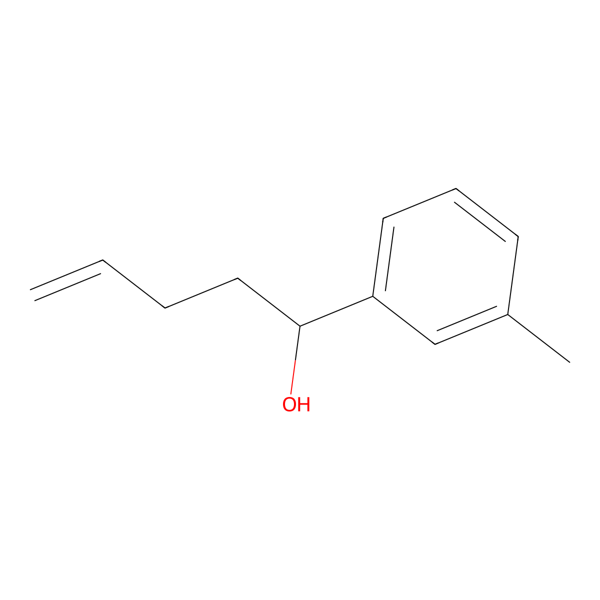 1-(M-tolyl)pent-4-en-1-ol molecular structure, CAS 1232064-67-3