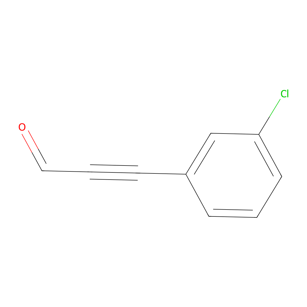 3-(3-Chlorophenyl)-2-propynal molecular structure, CAS 1232144-31-8