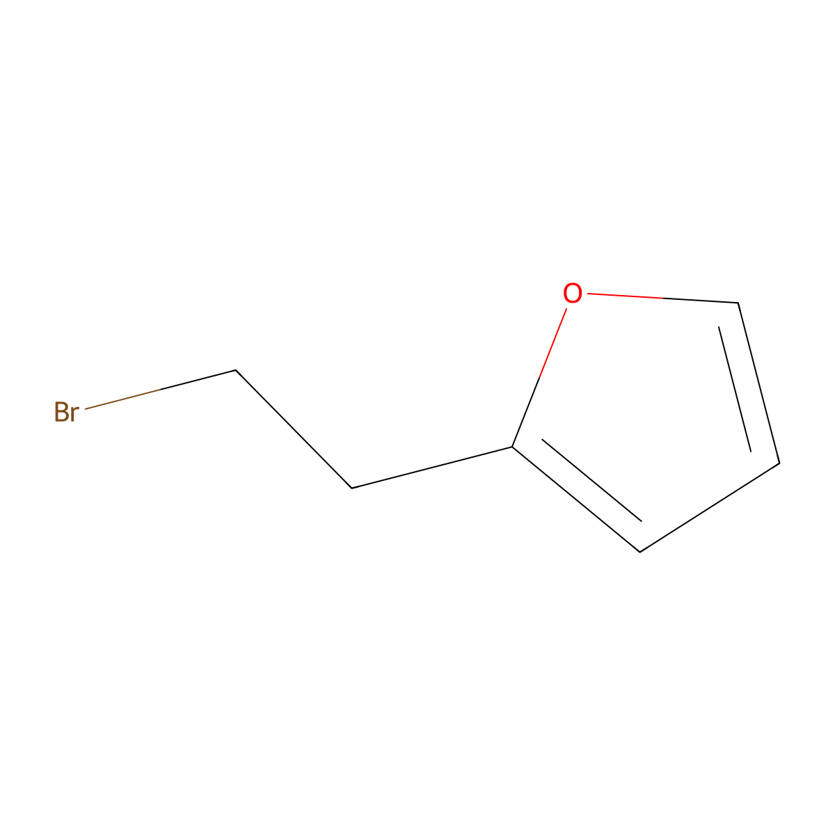 Furan, 2-(2-bromoethyl)- molecular structure, CAS 123217-93-6
