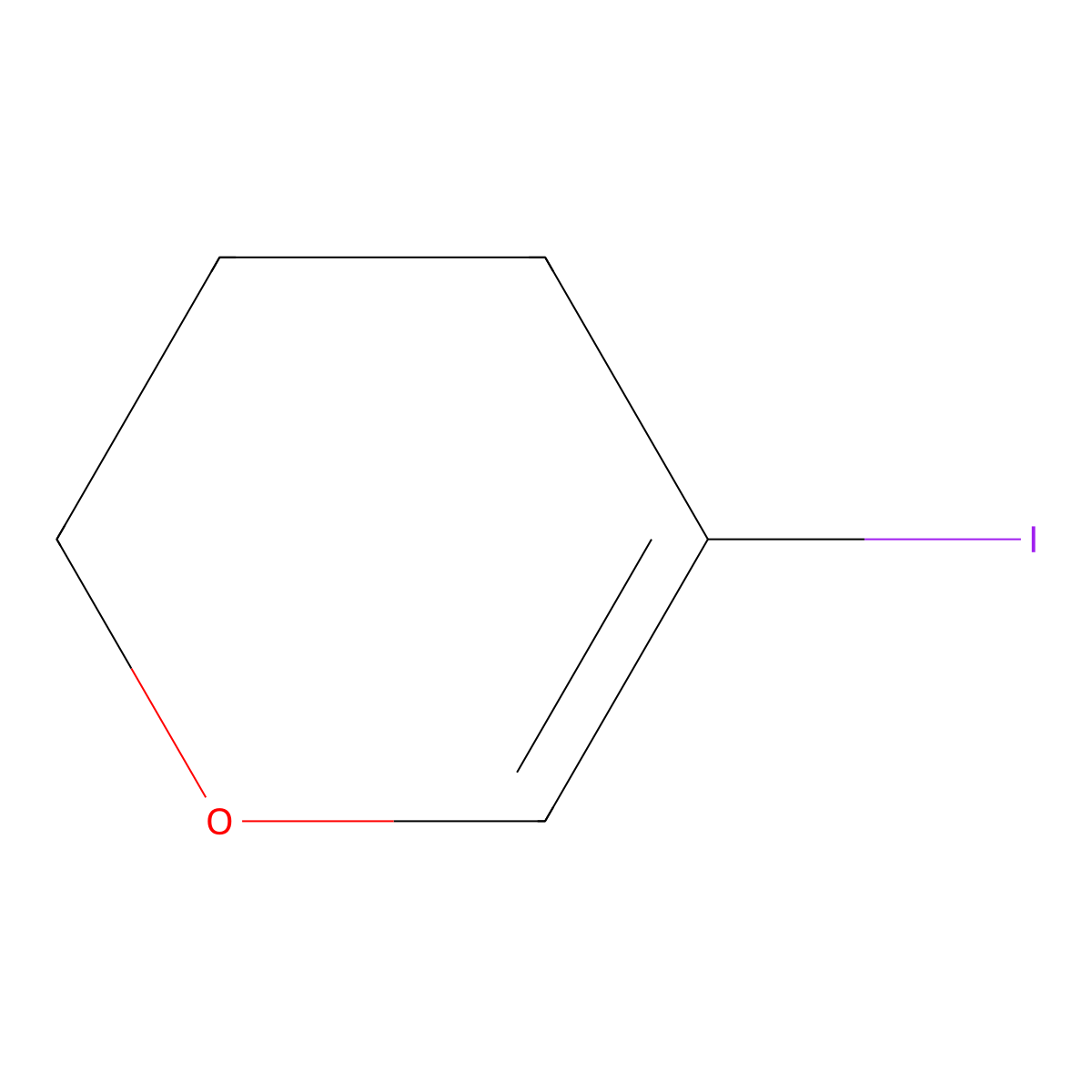 5-iodo-3,4-dihydro-2H-pyran molecular structure, CAS 1232199-39-1