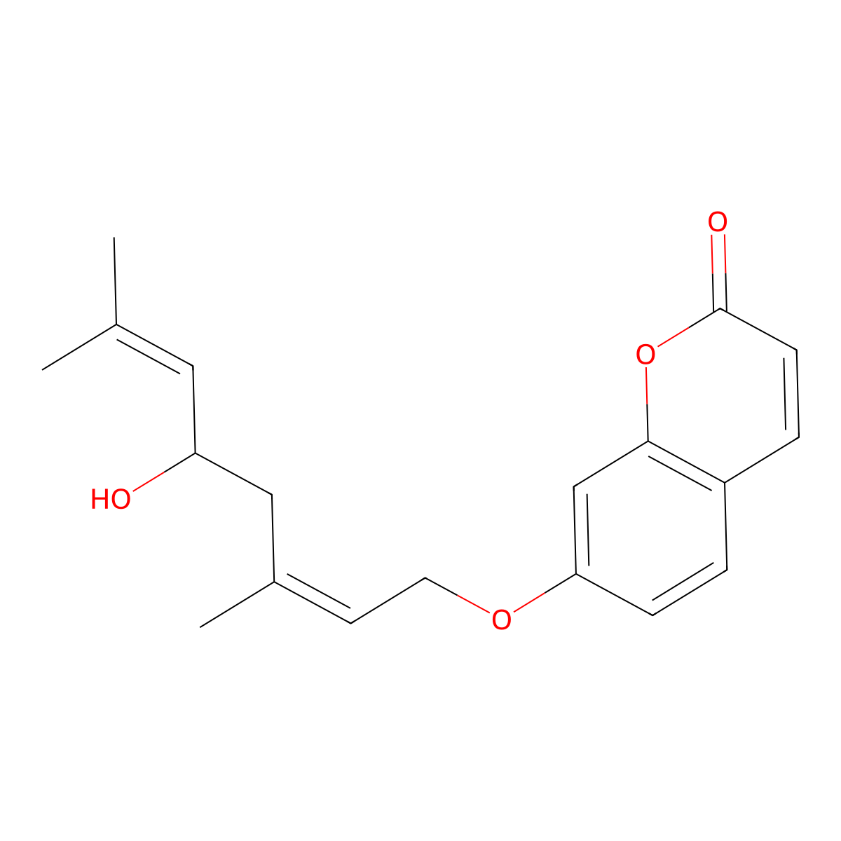 Anisocoumarin H molecular structure, CAS 123237-86-5