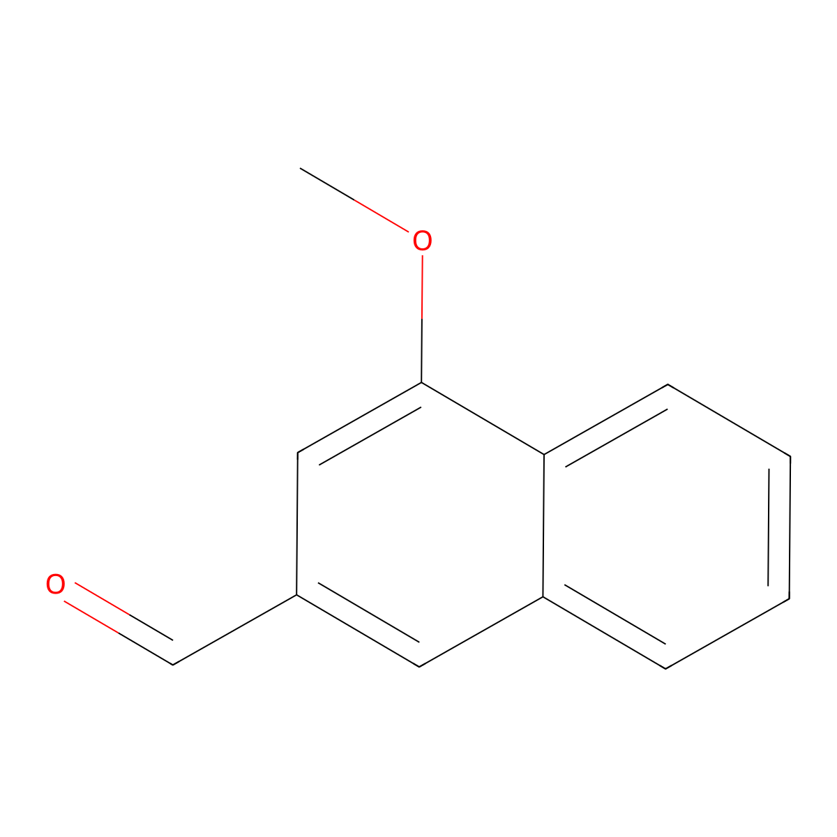 4-Methoxy-2-naphthaldehyde molecular structure, CAS 123239-64-5