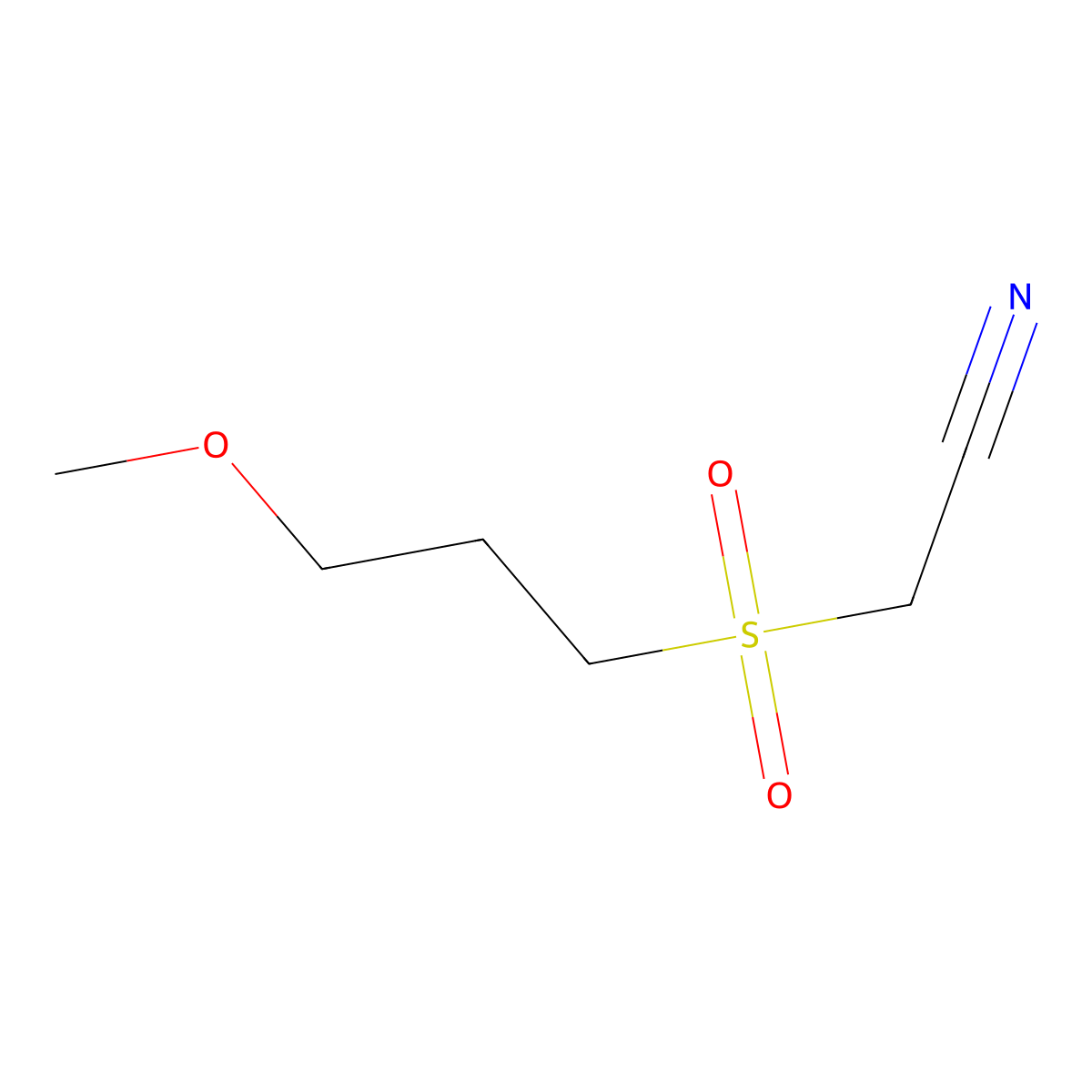 2-(3-Methoxypropanesulfonyl)acetonitrile molecular structure, CAS 1232400-69-9