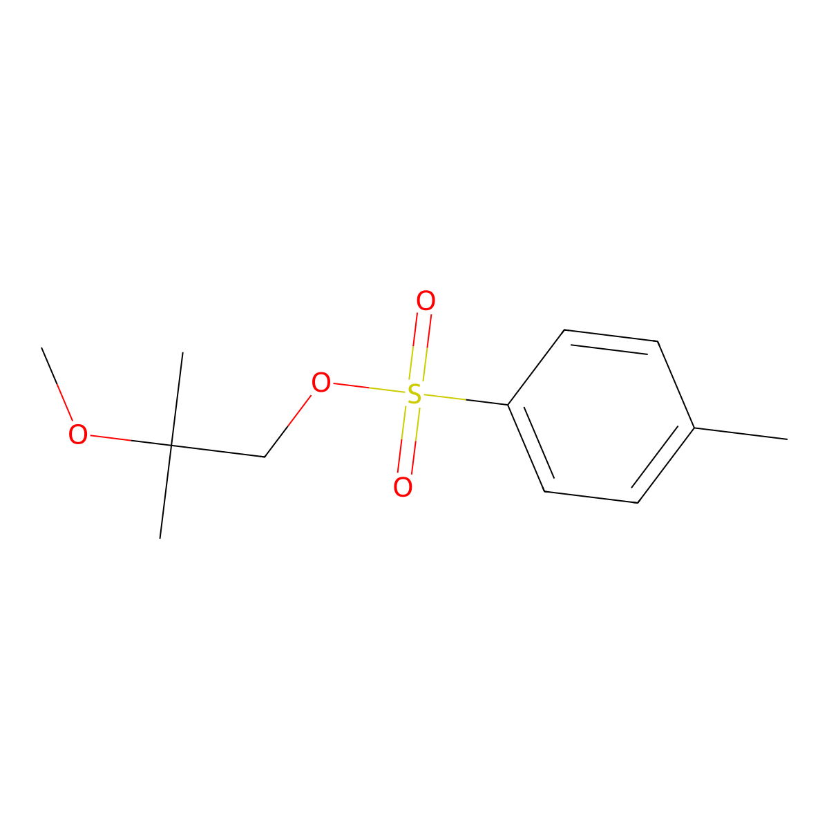 2-Methoxy-2-methylpropyl 4-methylbenzene-1-sulfonate molecular structure, CAS 1232400-73-5