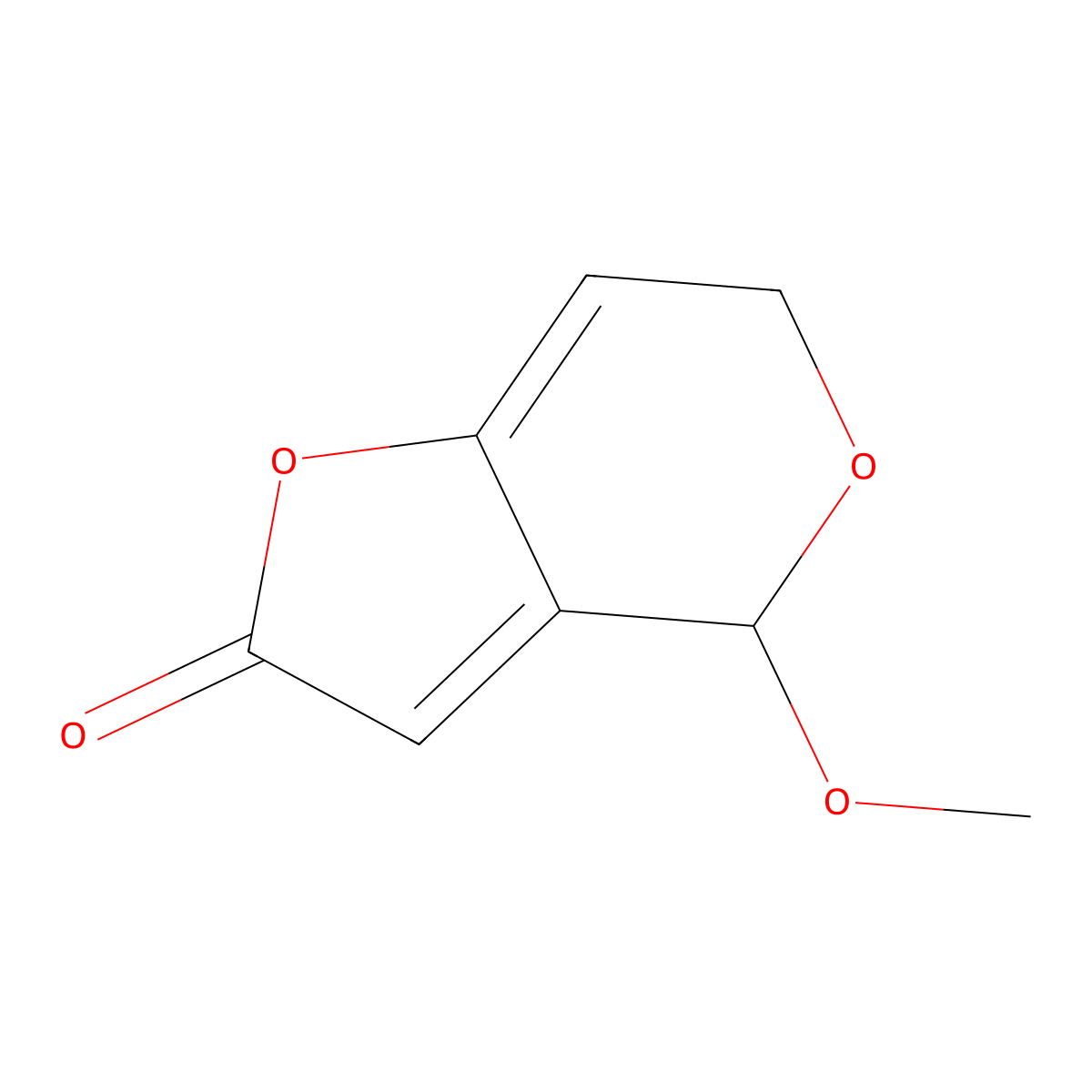 (S)-Patulin Methyl Ether molecular structure, CAS 123251-09-2