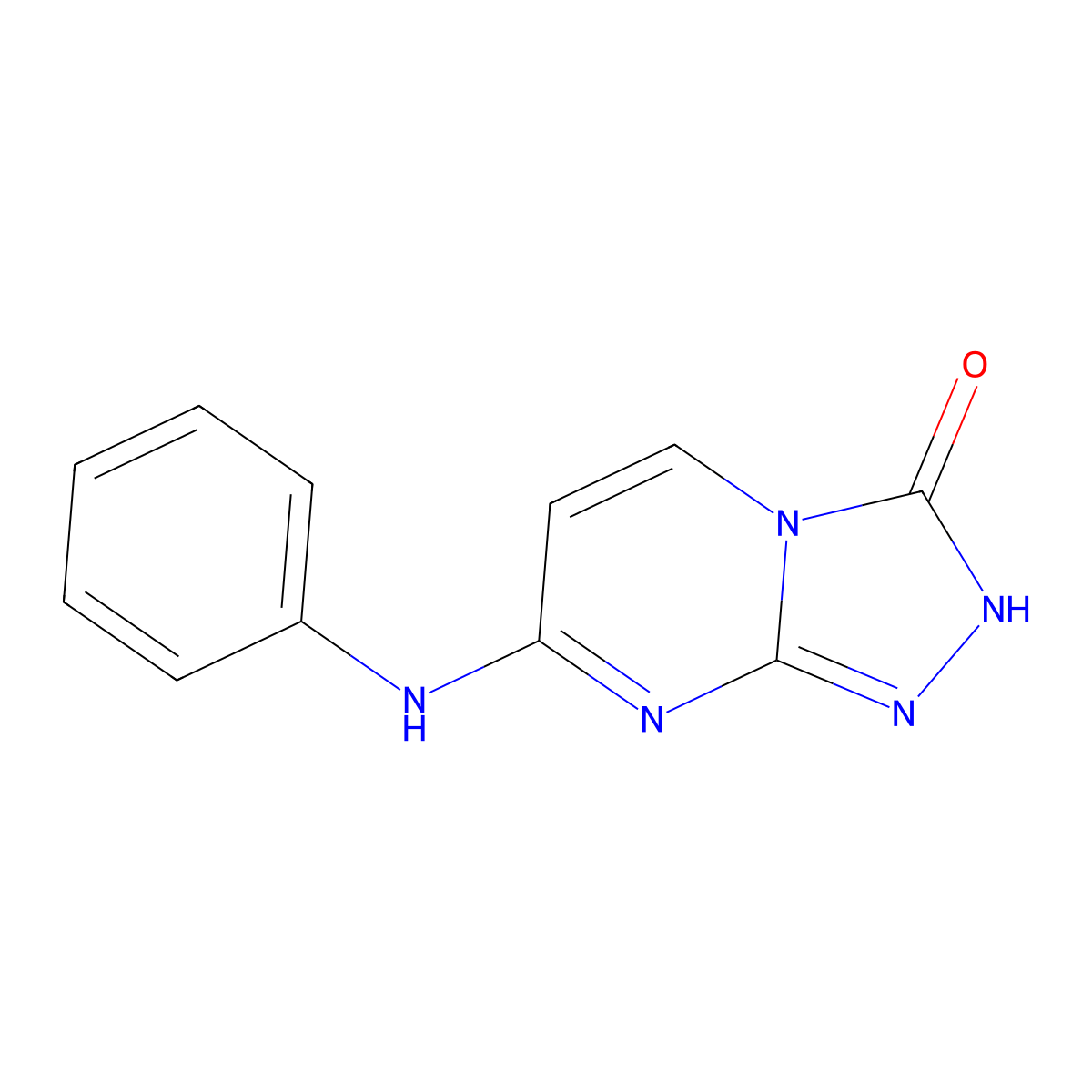 7-(phenylamino)[1,2,4]triazolo[4,3-a]pyrimidin-3(2H)-one molecular structure, CAS 1232787-93-7