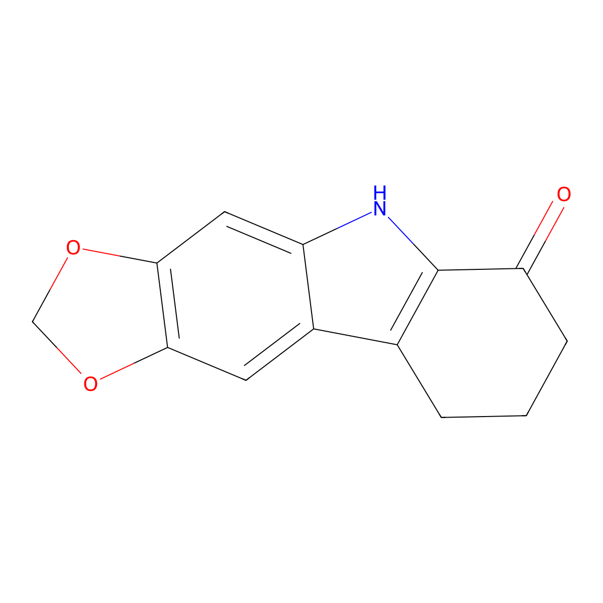 8,9-dihydro-5H-[1,3]dioxolo[4,5-b]carbazol-6(7H)-one molecular structure, CAS 1232803-33-6