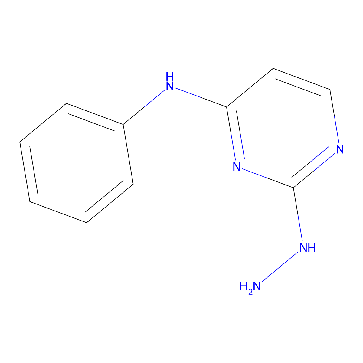 2-hydrazinyl-N-phenylpyrimidin-4-amine molecular structure, CAS 1232809-88-9