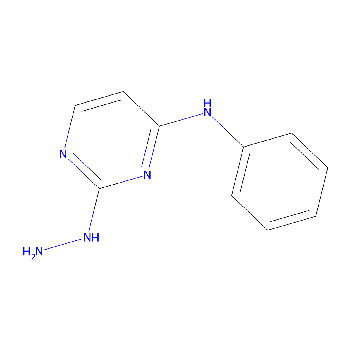 2-hydrazinyl-N-phenylpyrimidin-4-amine molecular structure, CAS 1232809-88-9