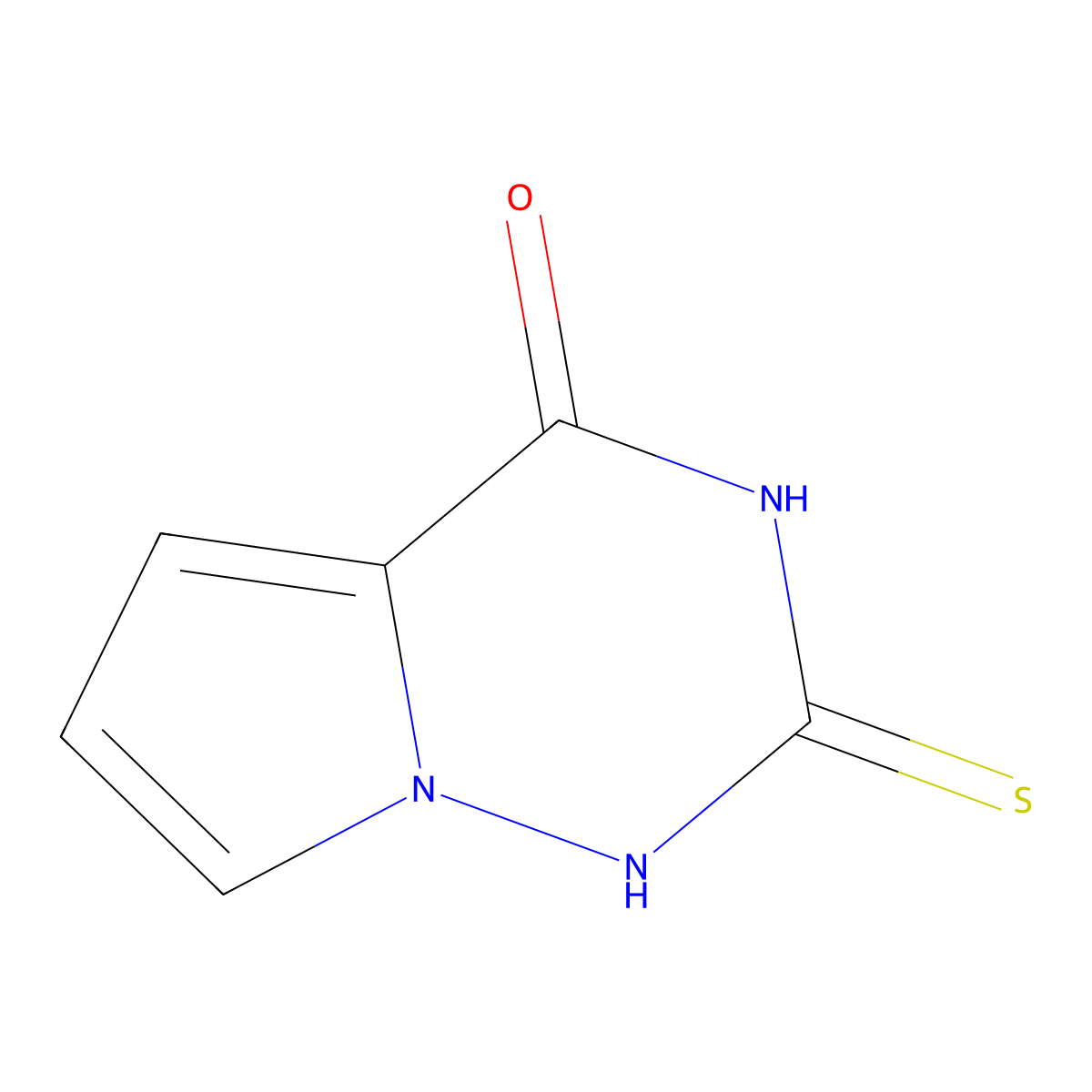 2-thioxo-1H-pyrrolo[2,1-f][1,2,4]triazin-4-one molecular structure, CAS 1232815-49-4