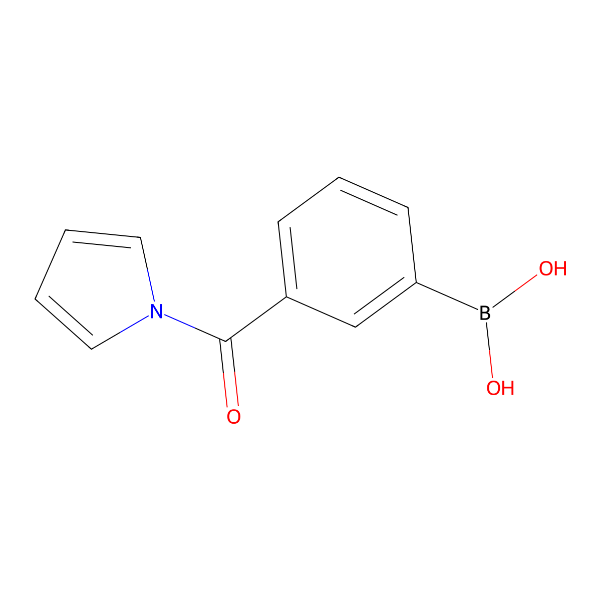 [3-(Pyrrole-1-carbonyl)phenyl]boronic acid molecular structure, CAS 1232815-56-3