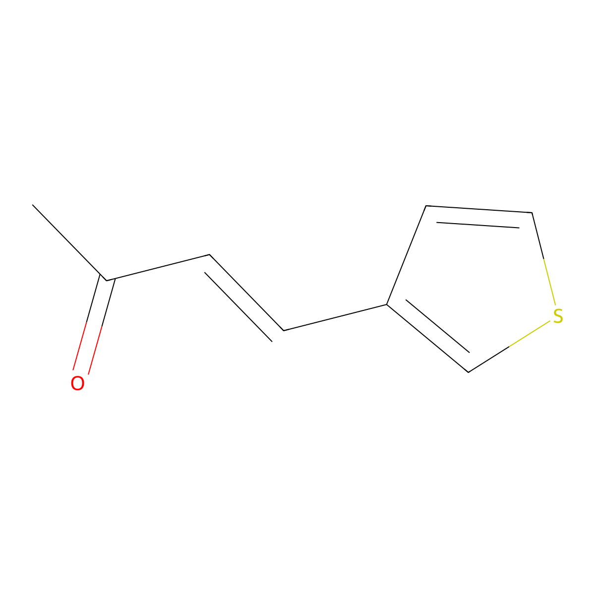 4-Thiophen-3-yl-but-3-en-2-one molecular structure, CAS 123293-62-9
