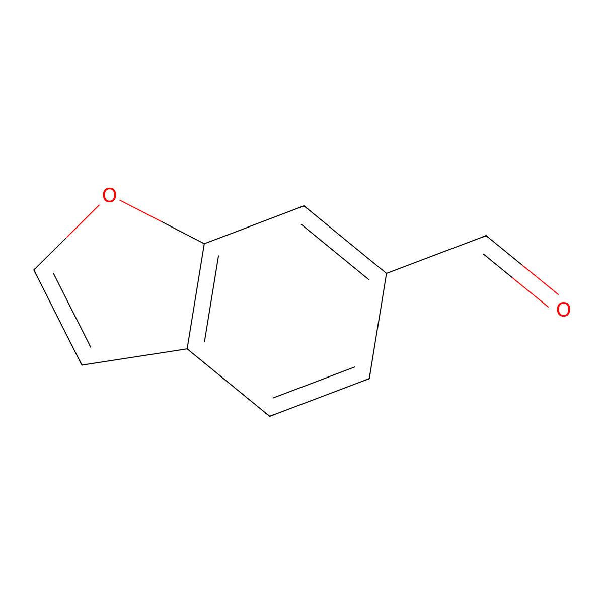 Benzofuran-6-carbaldehyde molecular structure, CAS 123297-88-1