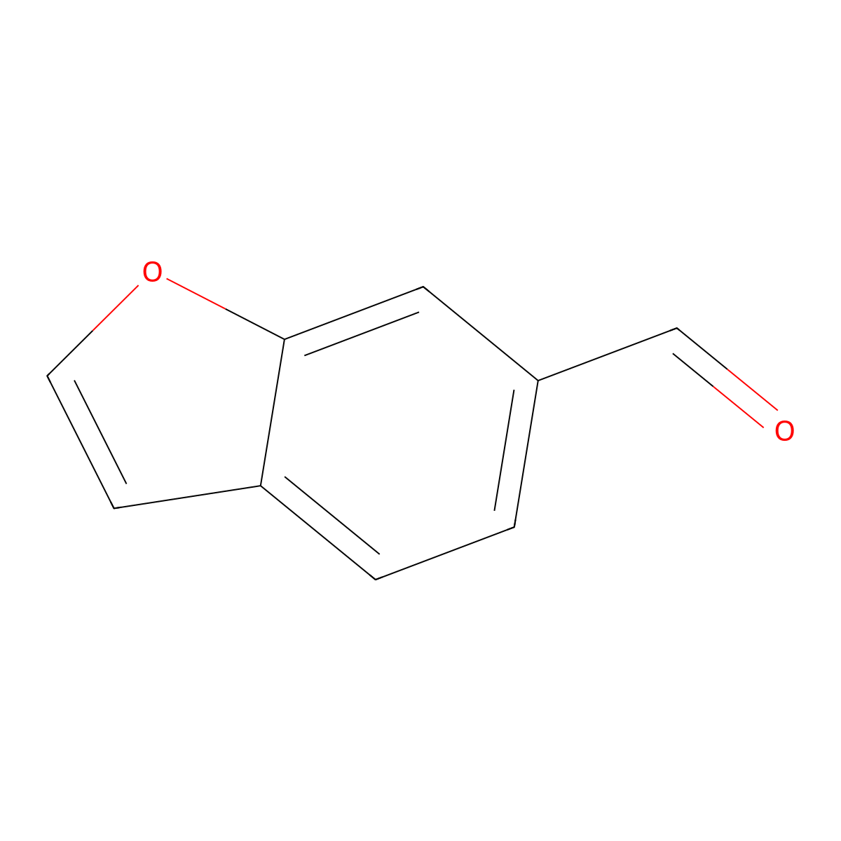 Benzofuran-6-carbaldehyde molecular structure, CAS 123297-88-1
