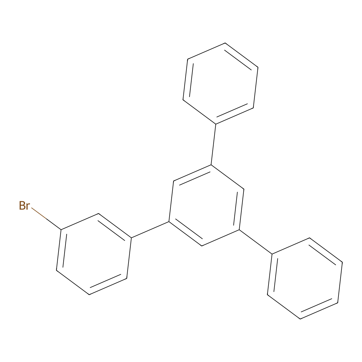 3-Bromo-5'-phenyl-1,1':3',1''-terphenyl molecular structure, CAS 1233200-57-1