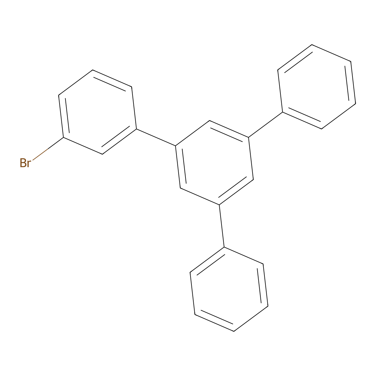 3-Bromo-5'-phenyl-1,1':3',1''-terphenyl molecular structure, CAS 1233200-57-1