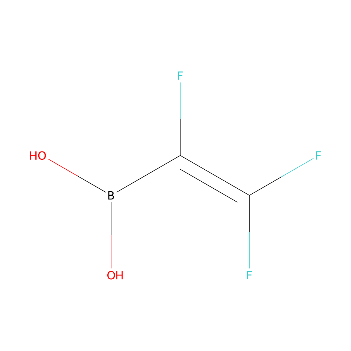 (Trifluoroethenyl)boronic acid molecular structure, CAS 1233224-65-1