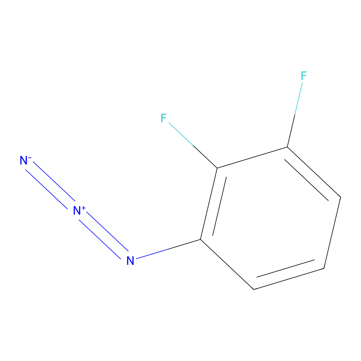 1-Azido-2,3-difluorobenzene molecular structure, CAS 123330-49-4