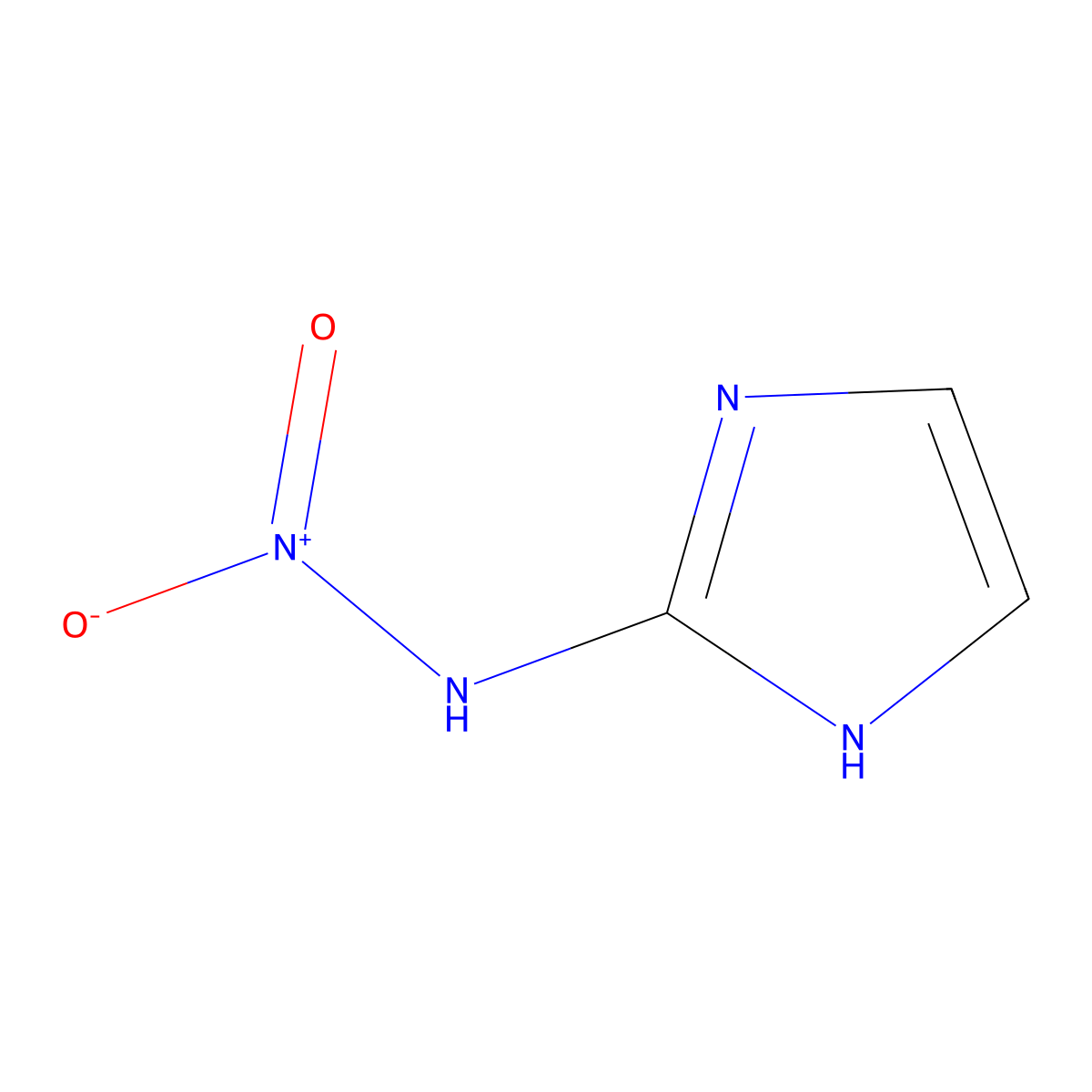 N-(1H-imidazol-2-yl)nitramide molecular structure, CAS 123342-91-6