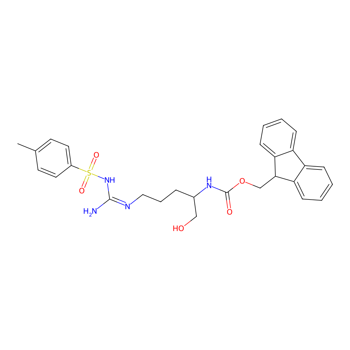 Fmoc-Argininol(Tos) molecular structure, CAS 1233513-09-1
