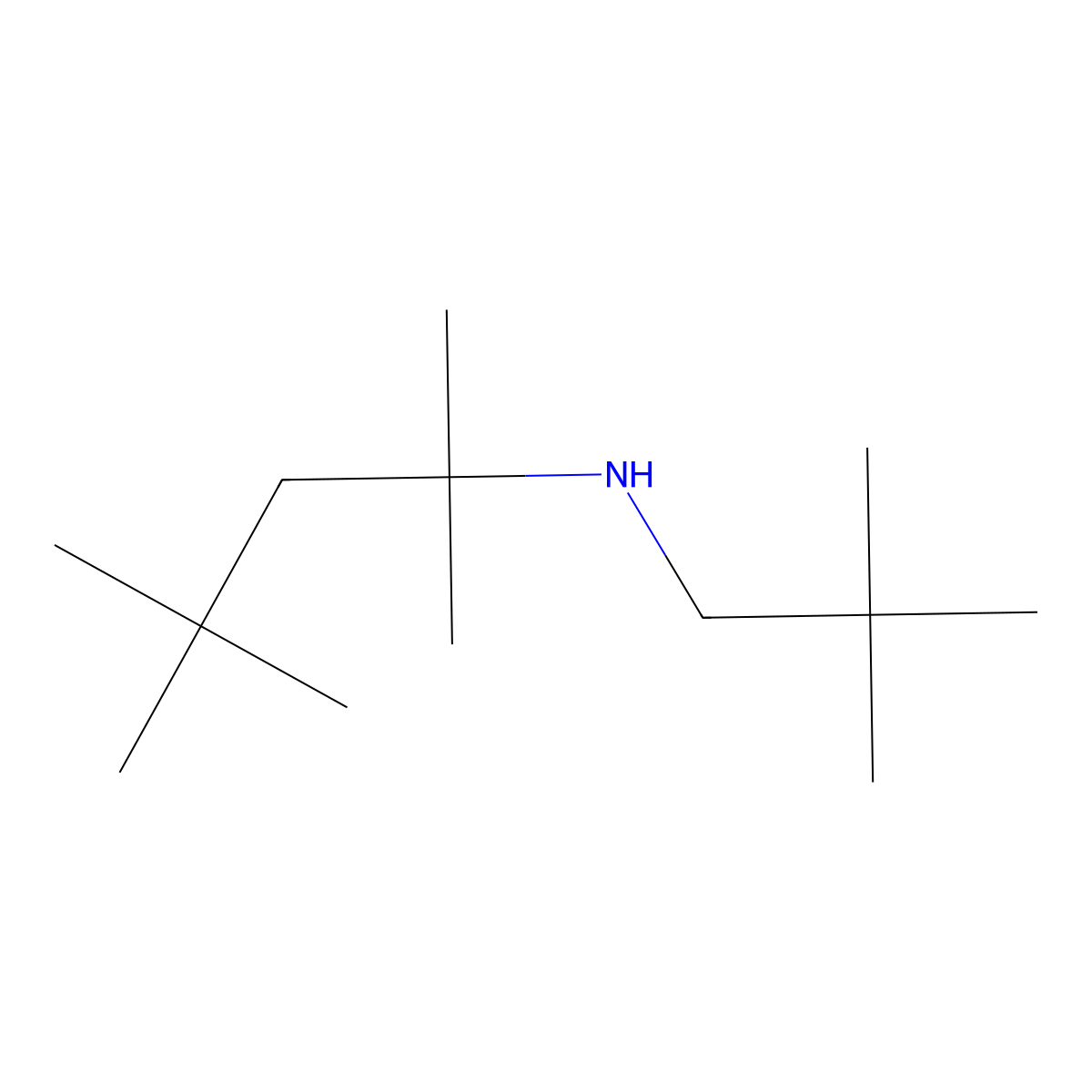 (2,2-Dimethylpropyl)(2,4,4-trimethylpentan-2-yl)amine molecular structure, CAS 1233536-76-9
