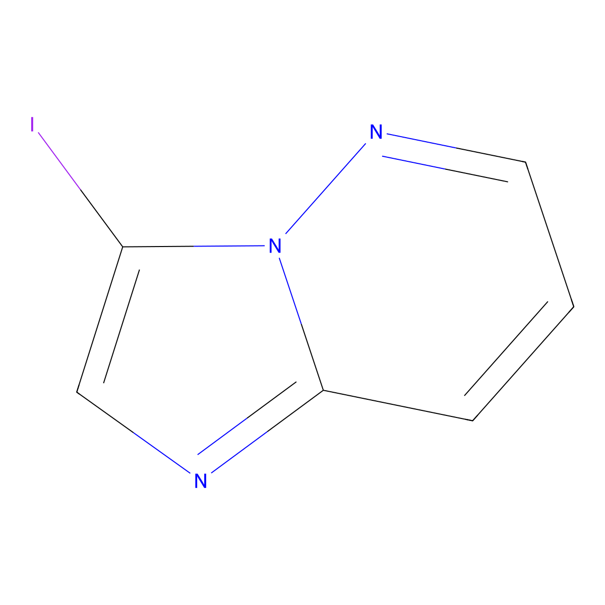 3-Iodoimidazo[1,2-b]pyridazine molecular structure, CAS 1233690-88-4