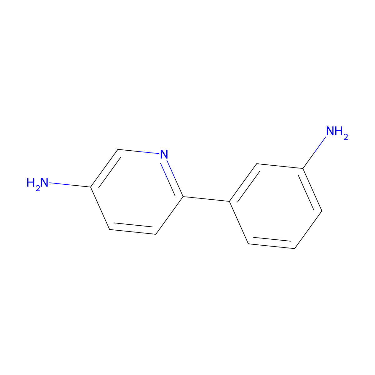 6-(3-Aminophenyl)pyridin-3-amine molecular structure, CAS 1233714-46-9